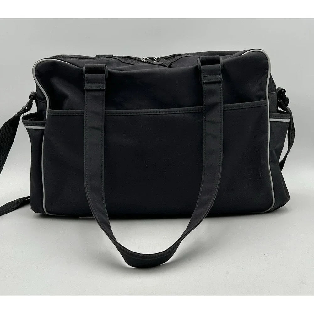Eddie Bauer Ladies Overnight Diaper Travel Shoulder Tote Bag Gray